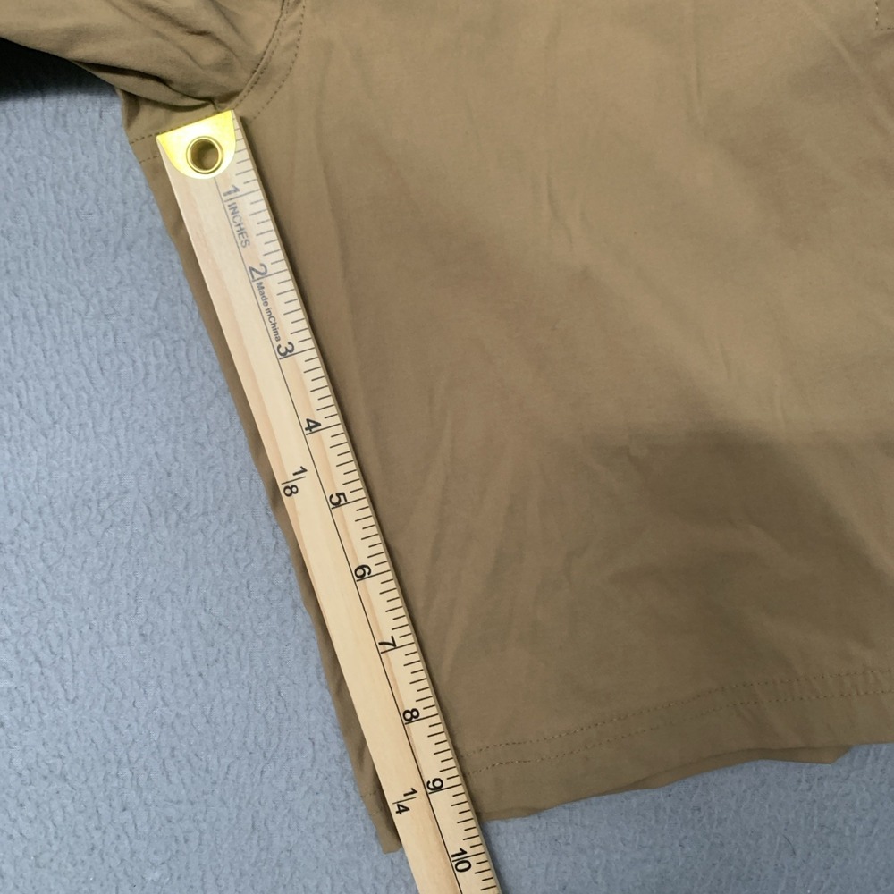 Orvis Tech Cargo Shorts Men's 32 Tan Khaki Nylon Stretch Hiking Travel Camping - Picture 8 of 11